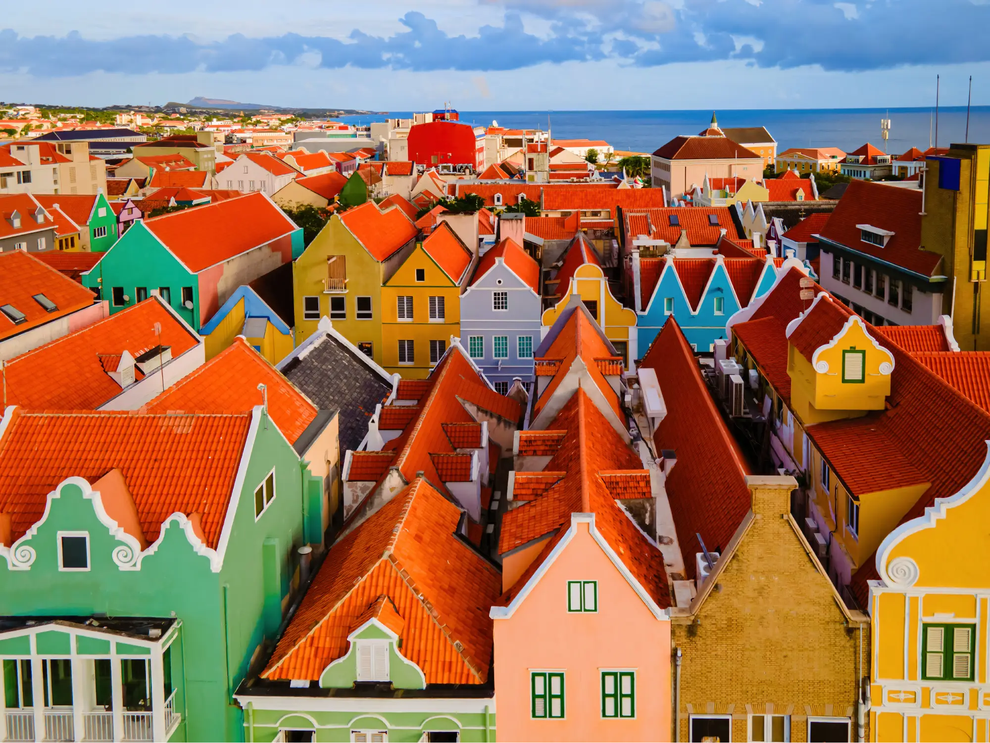 A scenic view of Curaçao